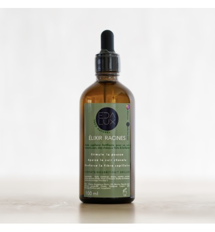 Élixir Racines - Huile capillaire fortifiante 100 % naturelle – 100 ml